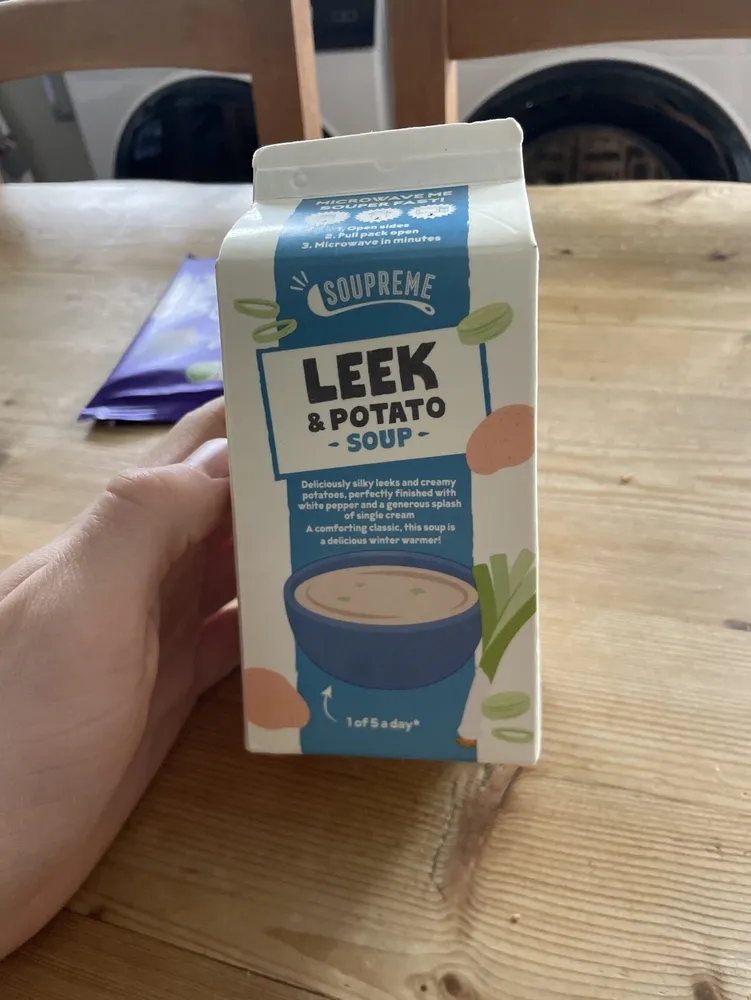 Leek and potato soup