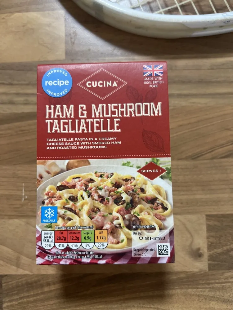 Ham & Mushroom Tagliatelle