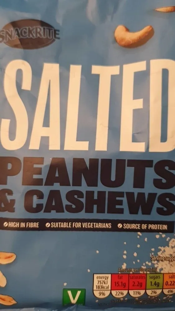 Salted Peanuts & Cashews