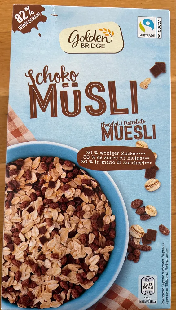 Schoko Muesli Weniger Zucker