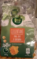 Cellentani, riso, ceci, curcuma