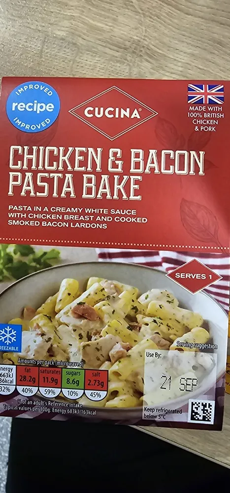 Chicken And Bacon Pasta Bake