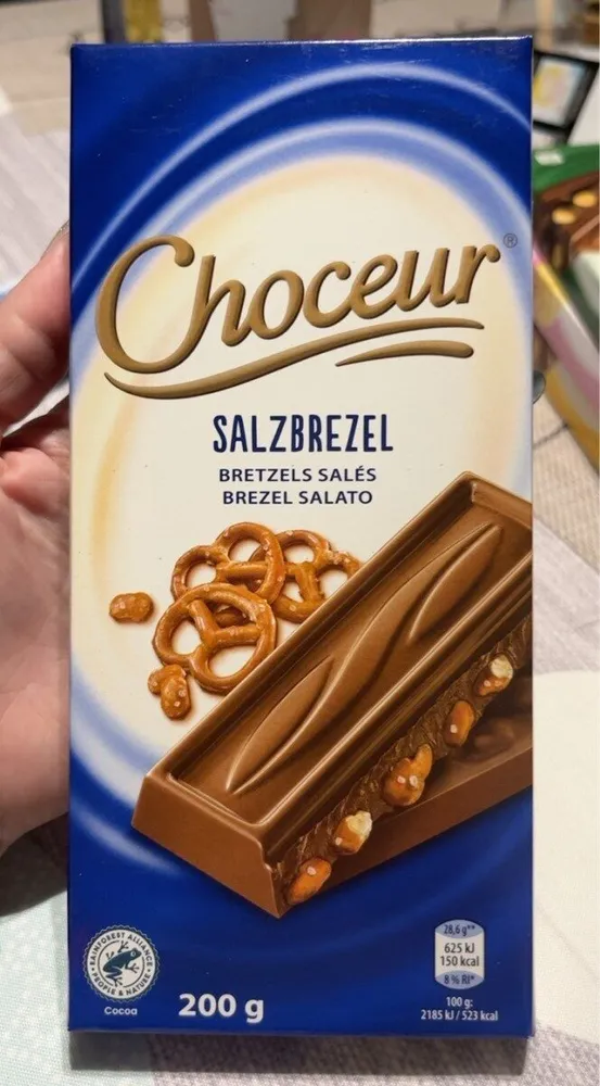 Schokolade Salzbrezel