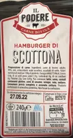Hamburger di scottona