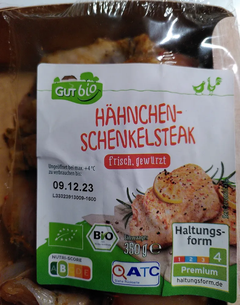 Hähnchenschenkelsteak