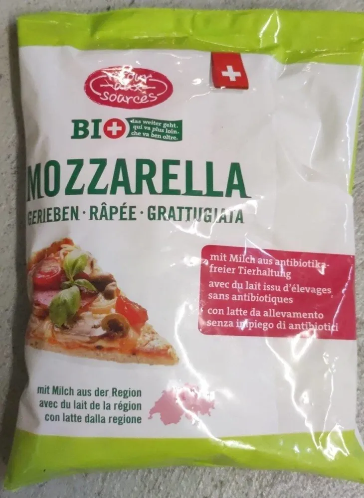 Mozzarella bio en dés
