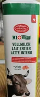 Lait entier bio