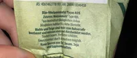 Bio-Weizenmehl Type 405