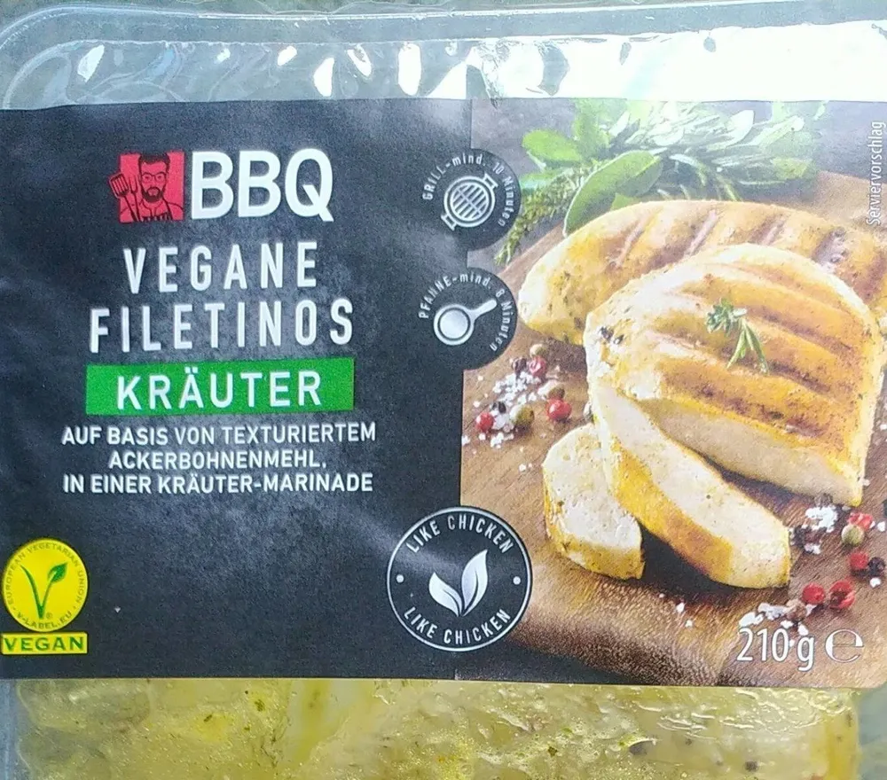 Vegane Filetinos Kräuter