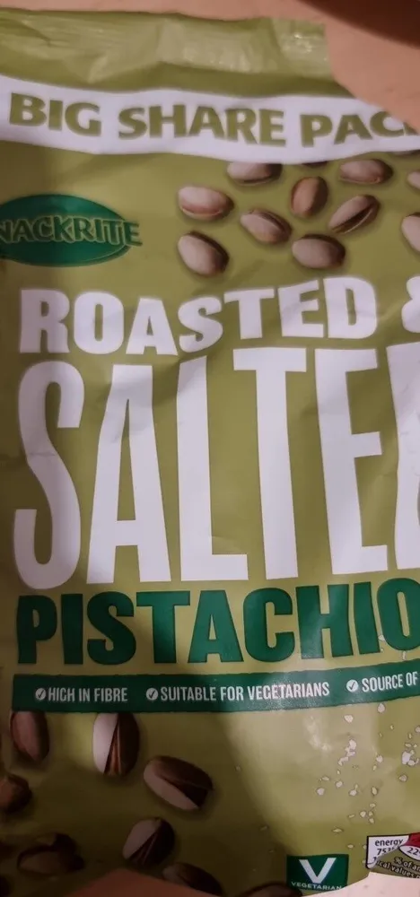 Roasted and salted pistachios