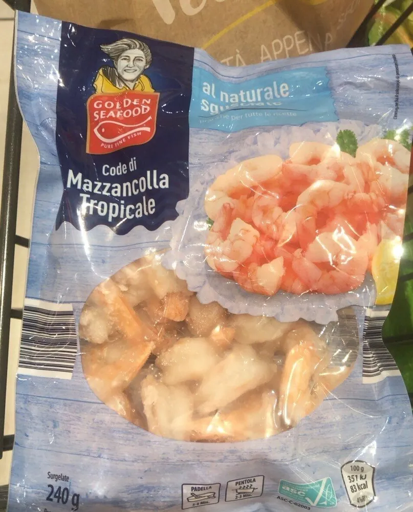 Code mazzancolla tropicale