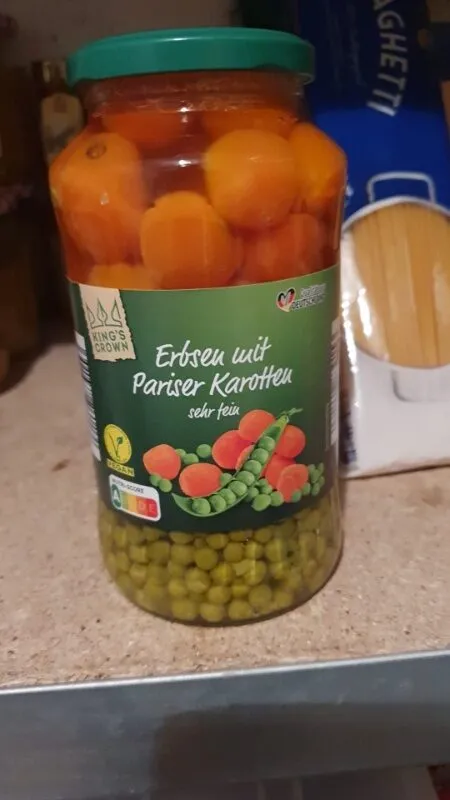 Erbsen mit Pariser Karotten