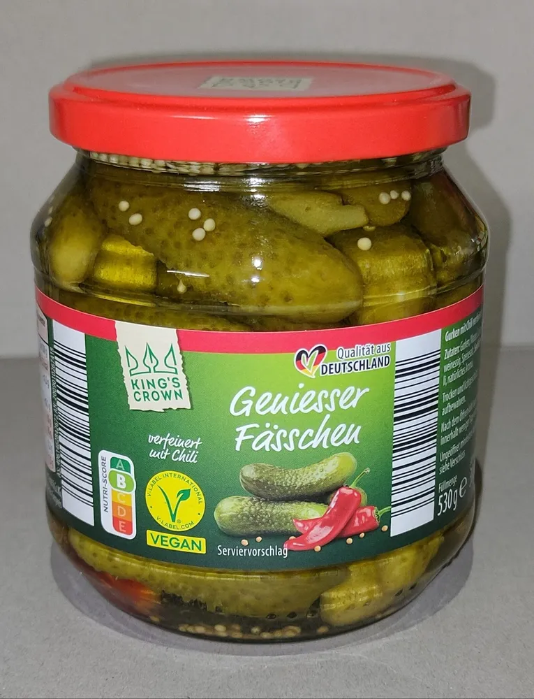 Gemüse: Gurken - Genießer-Fässchen mit Chili