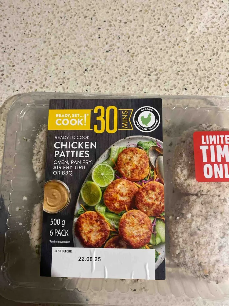 CHICKEN PATTIES