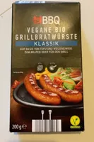 Vegane bio grillbratwürste klassik