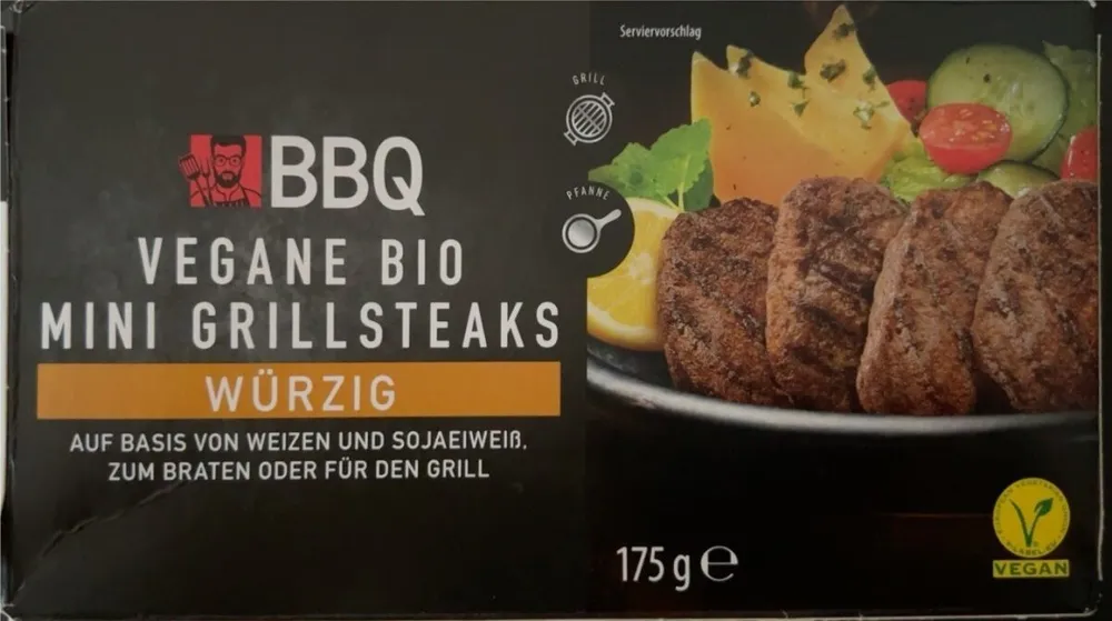 BBQ Vegane Bio Mini Grillsteaks
