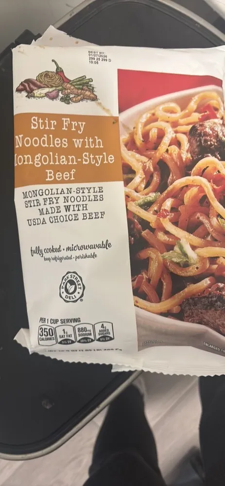 Stir Fry Noodles with Mongolian-Style Beef
