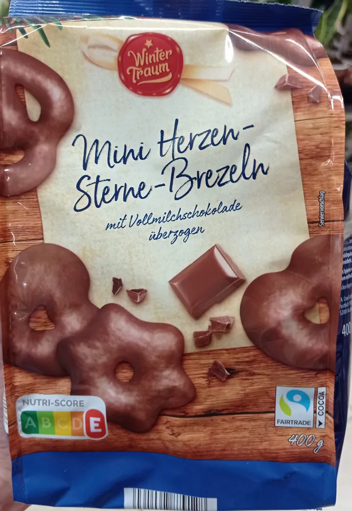 Mini Herzen-Sterne-Brezeln Lebkuchen Vollmilch