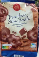 Mini Herzen-Sterne-Brezeln Lebkuchen Vollmilch