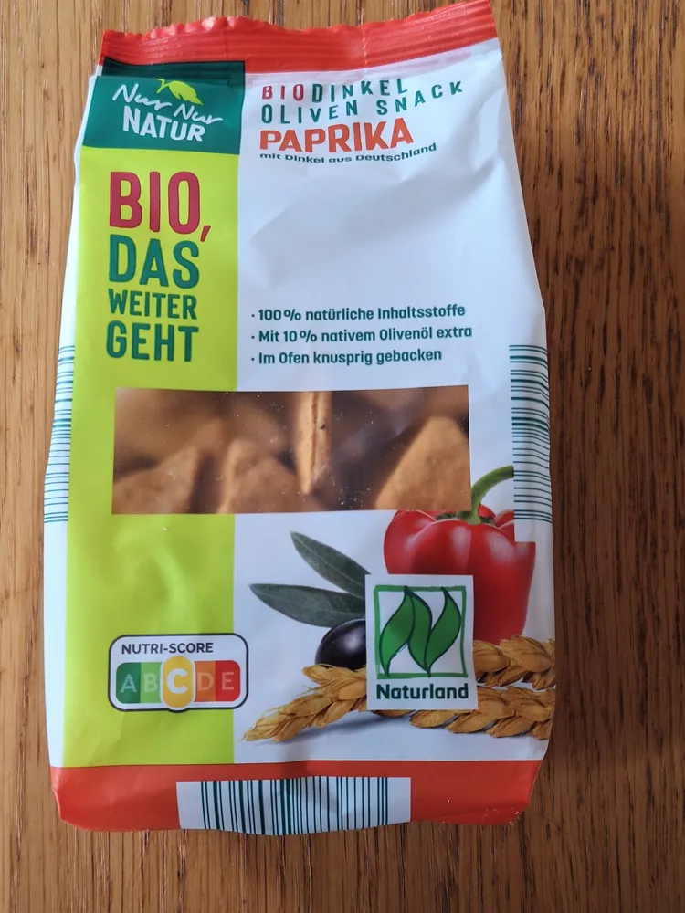 Bio-Dinkel-Oliven-Snack - Paprika