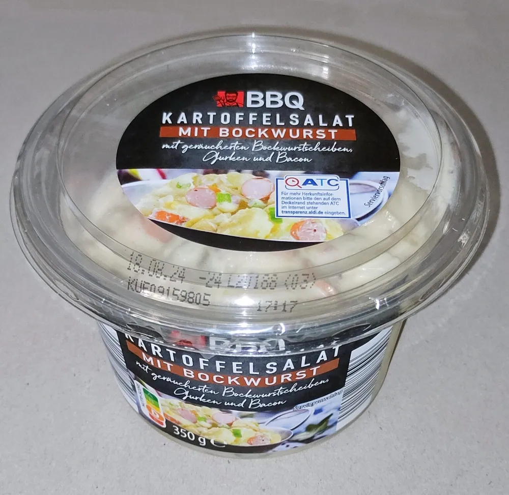 Kartoffelsalat mit Bockwurst