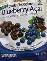 Dark Chocolate Blueberry Açaí Superberry Flavored Centers