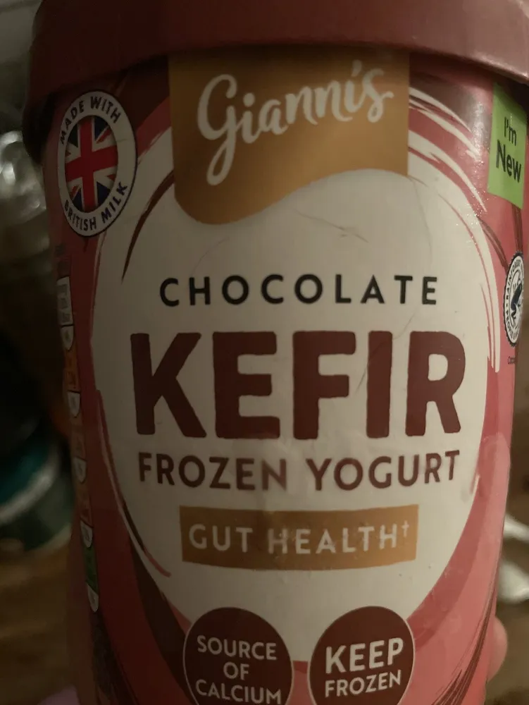 Chocolate Kefir frozen yogurt