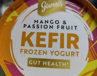 Mango and passion fruit kefir frozen yogurt