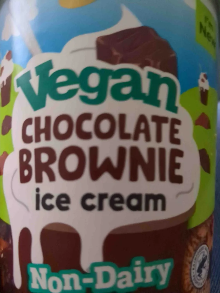 Vegan Chocolate Brownie Ice Cream