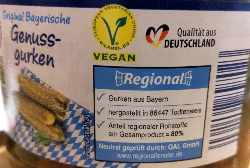 Original Bayerische Genussgurken