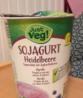 Sojagurt blueberry heidelbeere