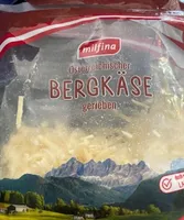 Bergkäse gerieben