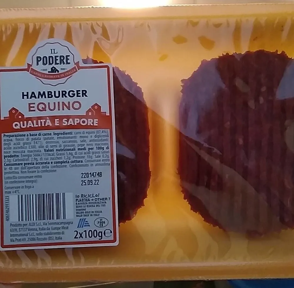 Hamburger equino