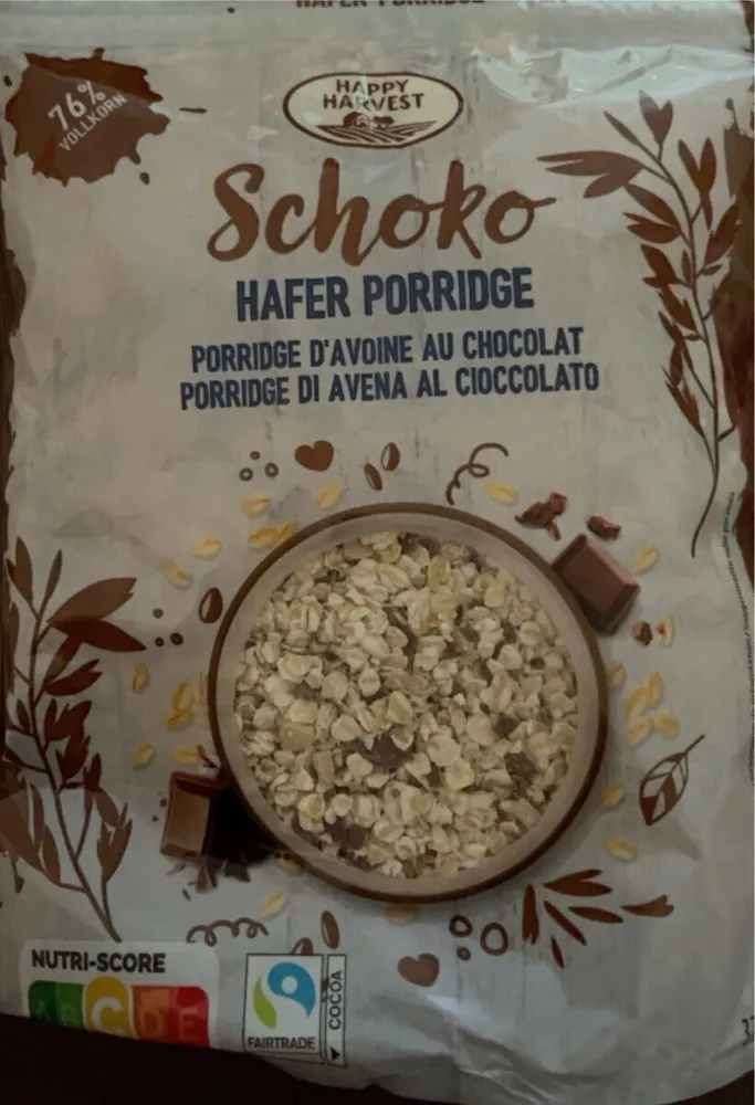 Porridge d’avoine au chocolat