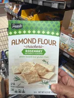 Almond Flour Crackers Rosemary Naturally Flavored