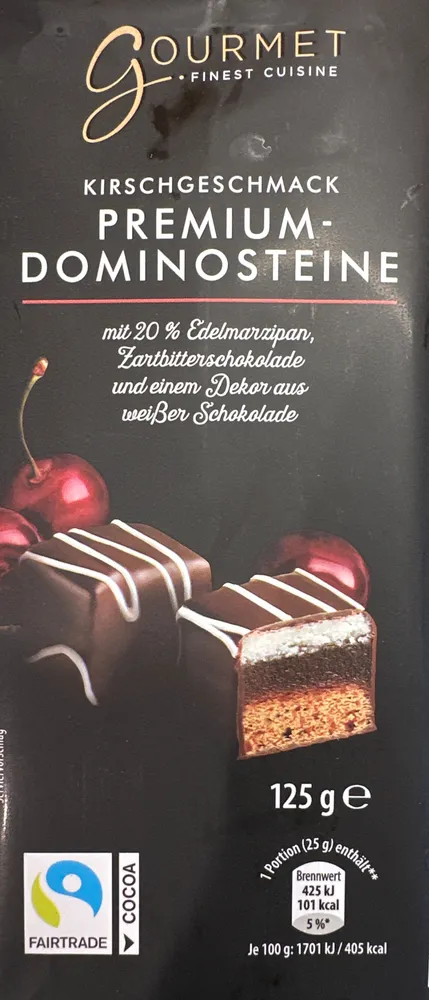 Premium-Dominosteine - Kirschgeschmack