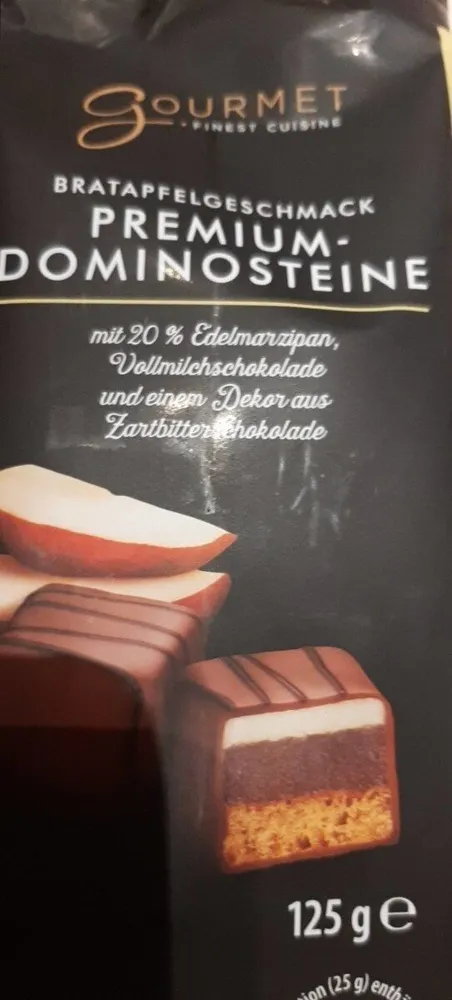 Premium-Dominosteine - Bratapfelgeschmack