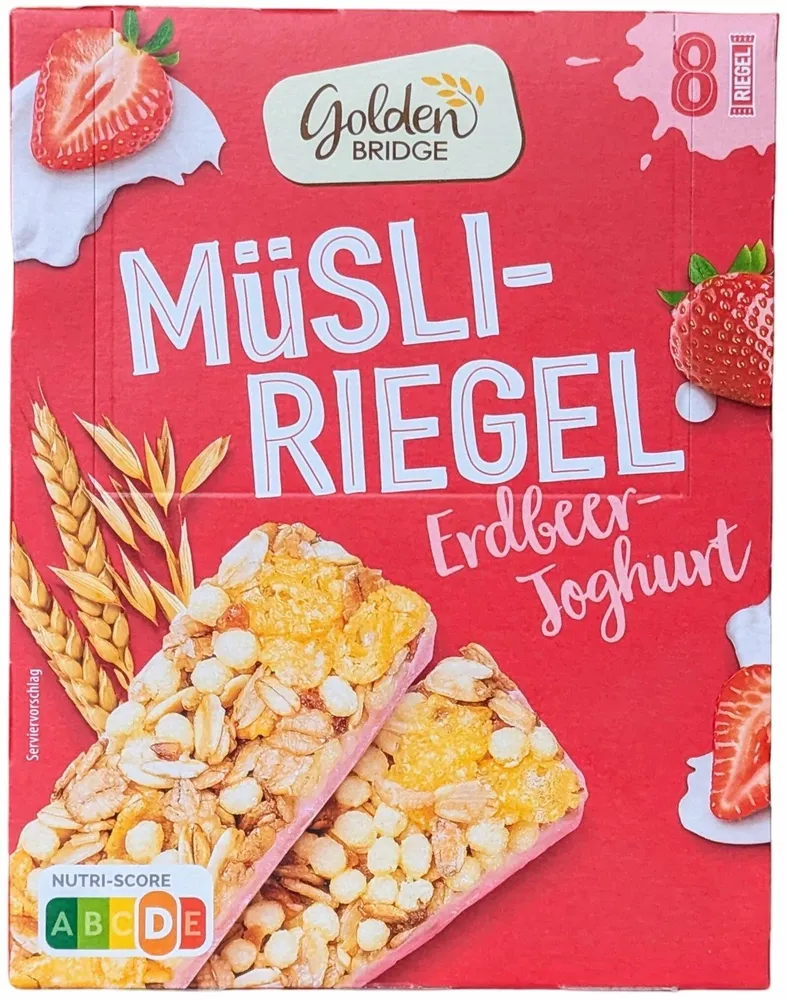 Müsliriegel, Erdbeer-Joghurt