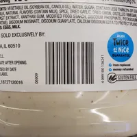 GARLIC RANCH DRESSING