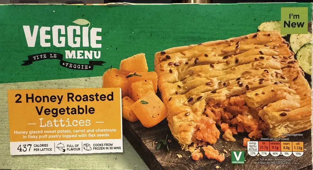 Honey Roasted Vegetable Lattice
