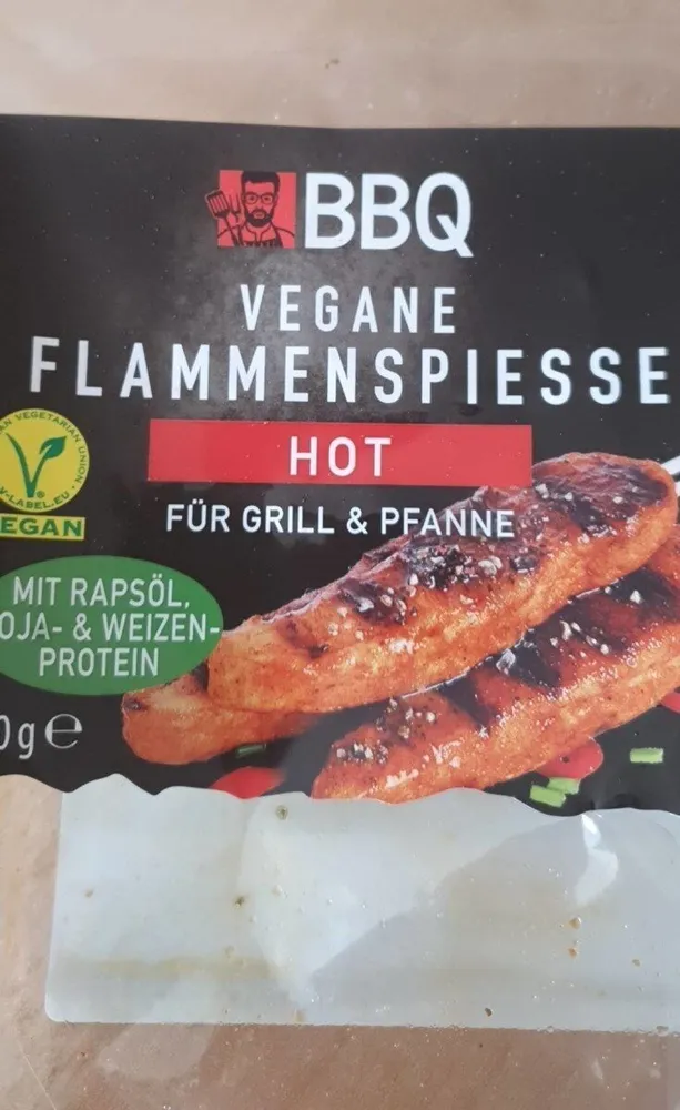 Vegane Flammenspiesse Hot