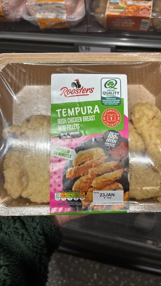 Tempura Irish Chicken Breast Mini Fillets