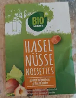 Bio Haselnüsse gerieben