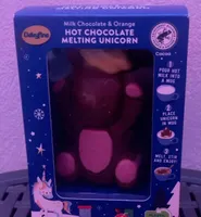 Hot chocolate melting unicorn