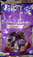 Feine Schokoladenkugeln praliné