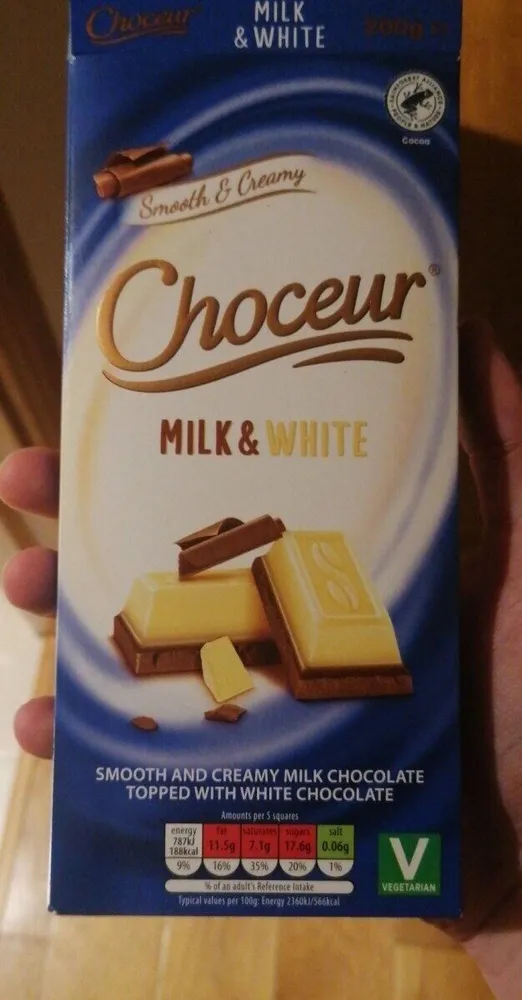 Milk and White Chocolate