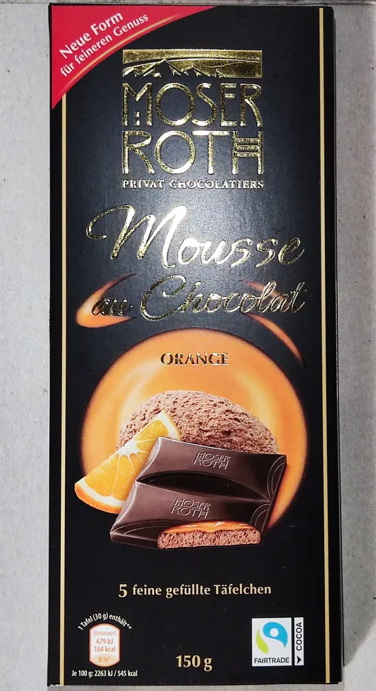 Mousse au Chocolat - Orange