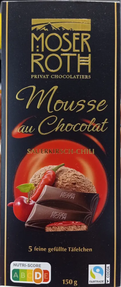 Mousse au Chocolate - Sauerkirsch-Chili