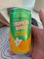 Tropical Waves Pineapple & Starfruit Energy Drink