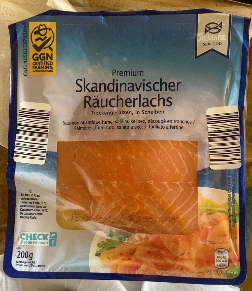 Skandinavischer Raucherlachs